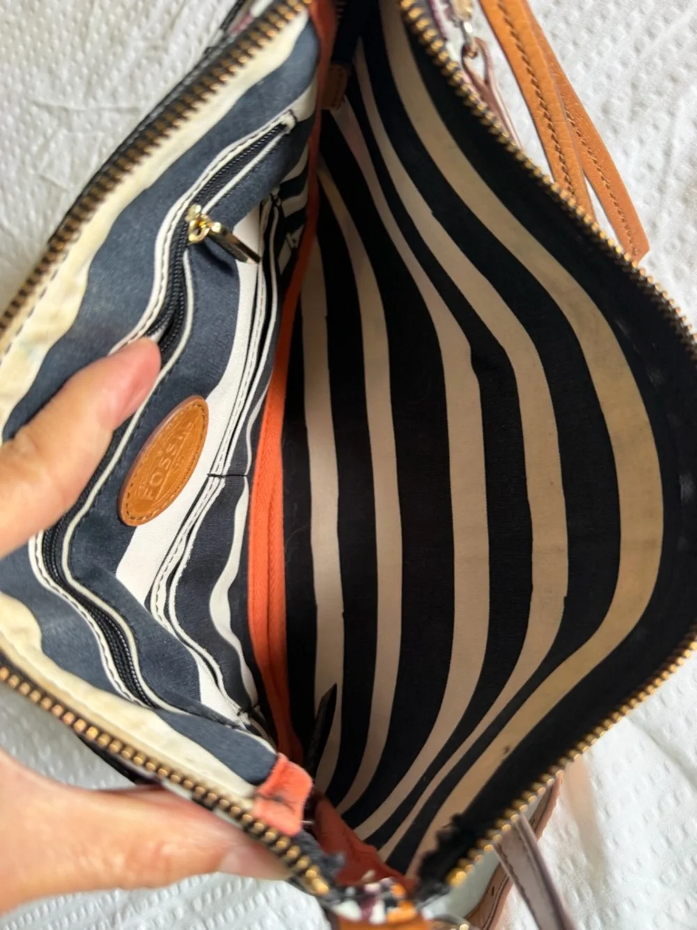 Fossil Sydney Floral print Crossbody Shoulder Bag - Picture 6 of 10